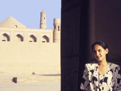 Khiva e ragazza uzbeka