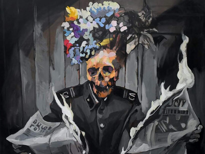 Philipp Anaskin; El internauta. La sociedad del miedo, 2020 (detalle)