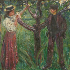 Eduard Munch. Adán y Eva