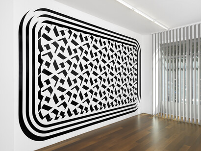 Pablo Siquier, Exhibition view. Courtesy of Galerie Xippas