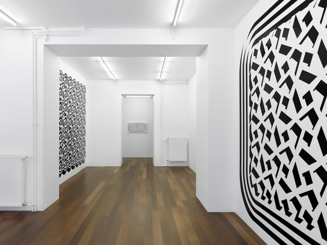 Pablo Siquier, Exhibition view. Courtesy of Galerie Xippas