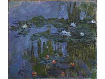 Claude Monet, Nympheas (Waterlilies), 1914-15, Oil on canvas, 160.7 x 180.3 cm, Portland Art Museum, Oregon, Museum Purchase: Helen Thurston Ayer Fund, 59.16 Photo (c) Portland Art Museum, Portland, Oregon