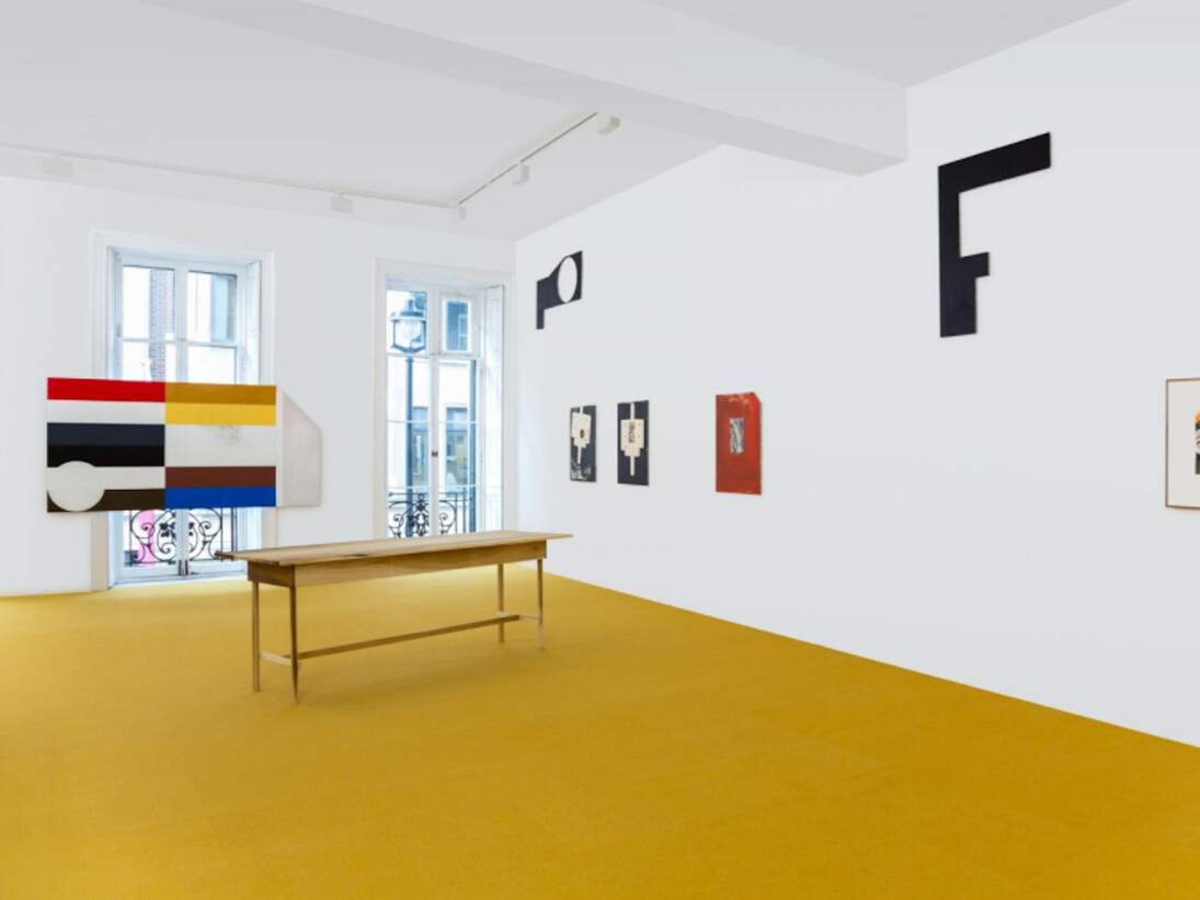 Augustus Thompson, Exhibition view. Courtesy of Almine Rech Gallery