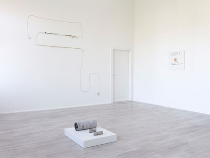 Jimmie Durham, Art and science are the same thing, exhibition view. Courtesy of Barbara Wien Gallery