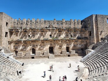 Teatro romano di Aspendo, Turchia. Foto di Valeria Caldelli