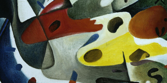 Georg Meistermann (1911–1990), Luftkampf, 1952