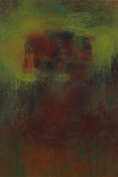 Rebecca Purdum, But where there is danger, what saves groves, too, 1987. Courtesy of Tilton Gallery