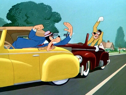 Il signor Quattro Passi quando entra in macchina si trasforma nel truce signor Mille Miglia, proprio come accade al mite dottor Jekyll che diventa il satanico Mr. Hyde