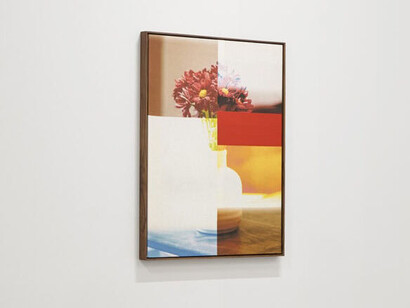 Spotlight: Evan Trine. Ketchup and mustard, exhibition view. Courtesy of Vielmetter