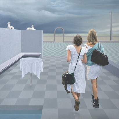 Taking the Air by Ricky Wiatrak, 80 cm x 80 cm