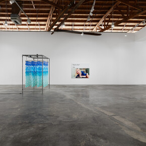 Christine Tien Wang and Rachel Youn, Factory doomscroll, exhibition view. Courtesy of Night Gallery
