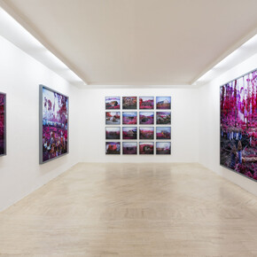 In a light breeze, exhibition view. Courtesy of Fondazione Memmo