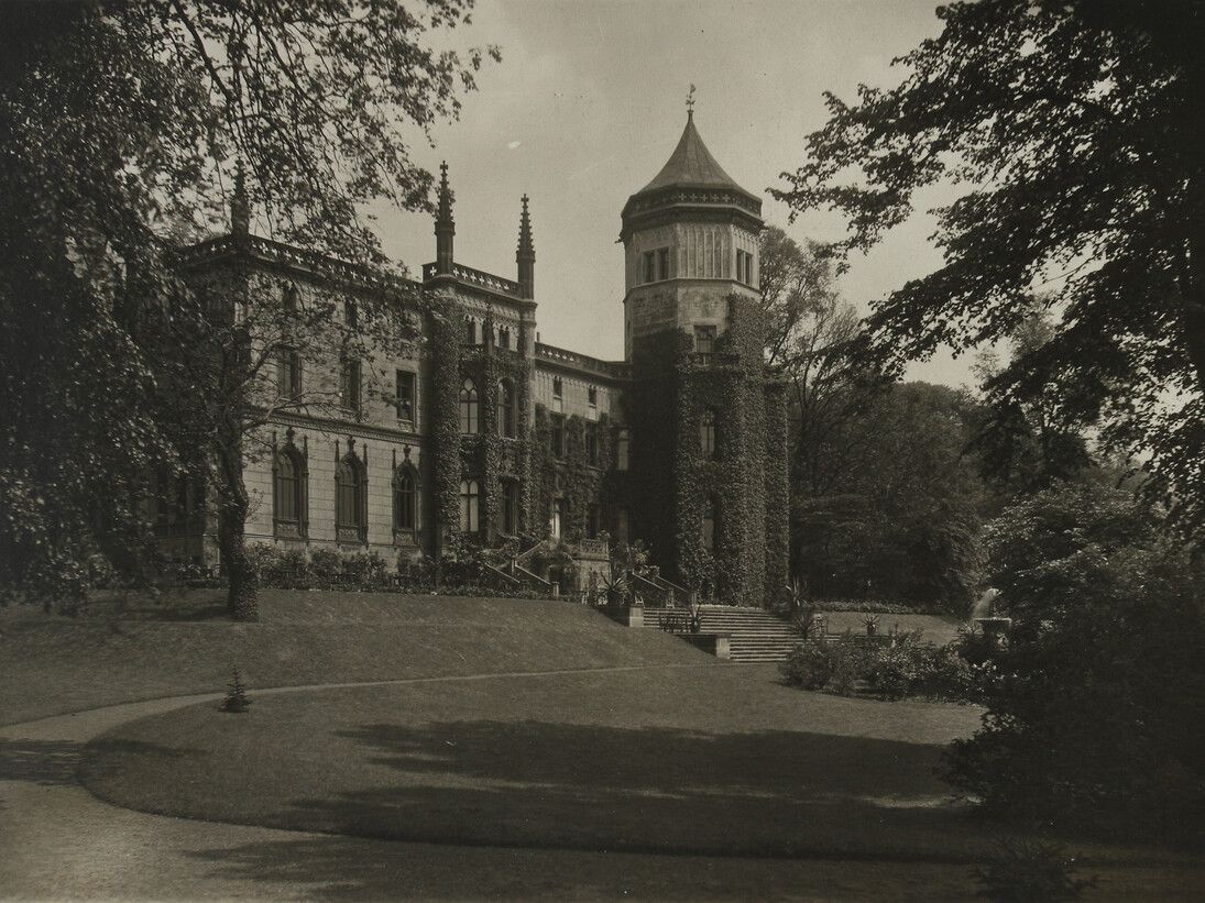 Knud Lonberg-Holm. Donner Schloss, Altona, Germany, ca. 1922, Vintage gelatin silver print