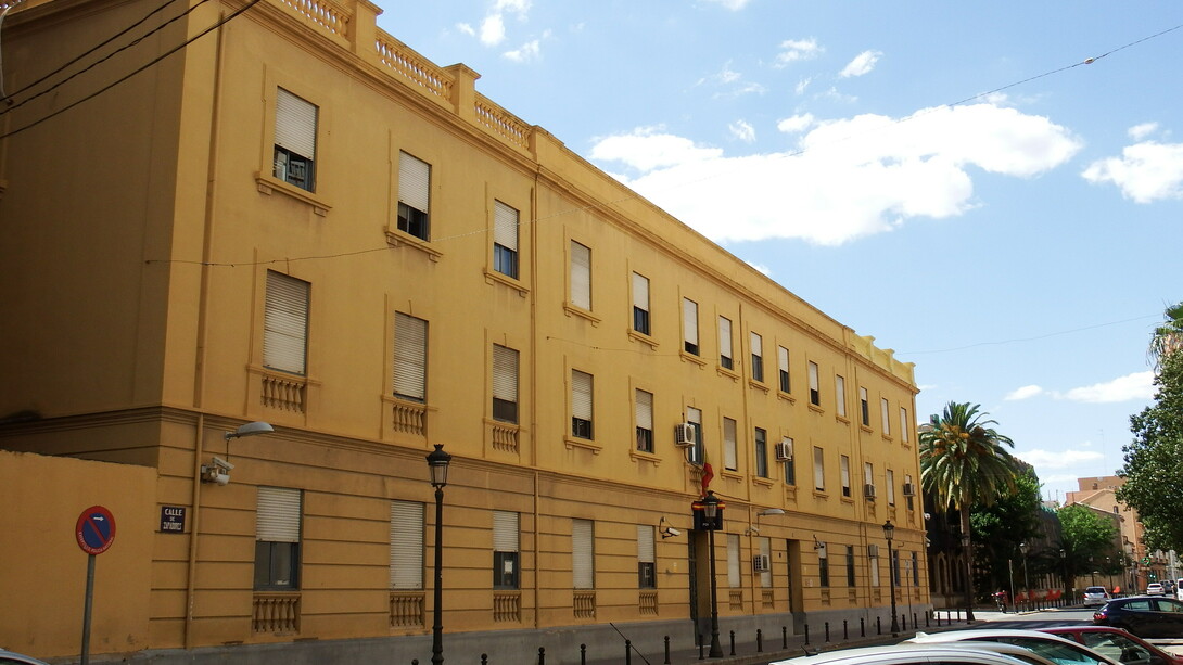 Comisaría de la Policía Nacional sita en la calle Zapadores, 2018, Valencia, España