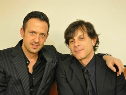 Till Brönner with Nicola Conte, photo by Alma Reyes  
