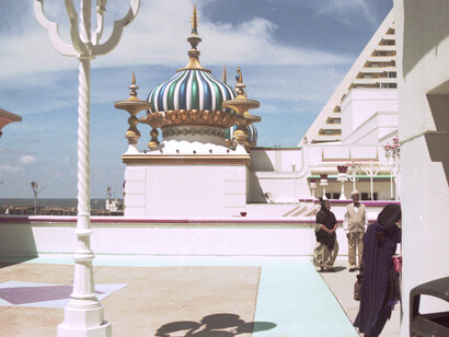 Allan deSouza (b. 1958 in Nairobi, Kenya. Lives and works, in Los Angeles, CA) Rumpty-Tumpty Series #5–7, 1997/2017, Digital prints from film. Each H. 20 x W. 30 in. (50.8 x 76.2 cm). Courtesy of the artist and Talwar Gallery, New York and New Delhi