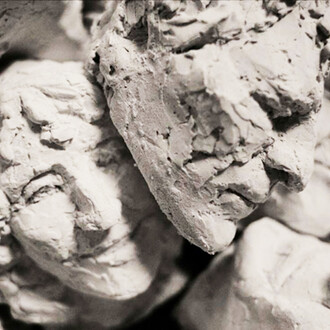 Head 2009, detail - plasterboard installation, 130x200x200 Courtesy Zoé Rumeau et Laure Roynette Gallery