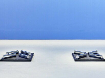 Walter De Maria, Exhibition view. Courtesy of Gagosian Gallery