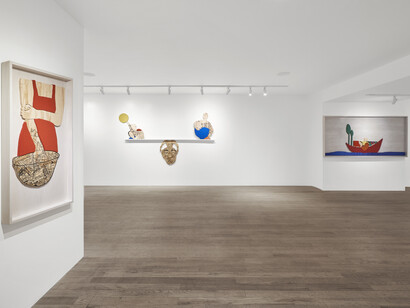 Noa Yekutieli, The intimacy of distance, exhibition view. Courtesy of Hannah Traore Gallery 