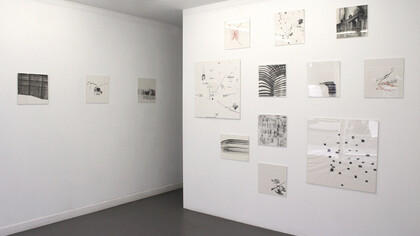 Vue d’exposition, galerie Vincenz Sala, Paris