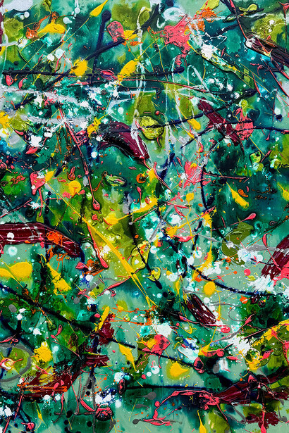 Sam Arnold, March (detail), 2025. Courtesy of Jackson Junge Gallery