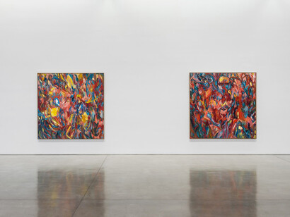 Sabine Moritz, Frost, exhibition view. Courtesy of Gagosian 