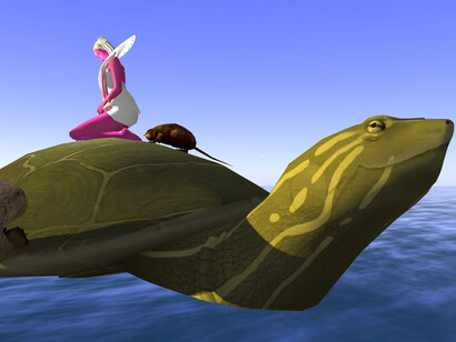 Skawennati, Awaiting otter, 2016. Avec l’aimable autorisation de la Galerie nationale du Canada