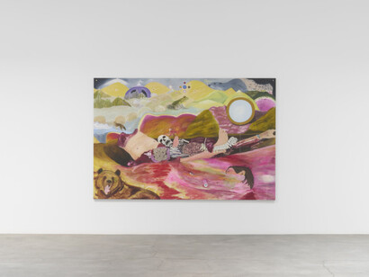 Leidy Churchman, Space remembers, exhibition view. Courtesy of Matthew Marks Gallery