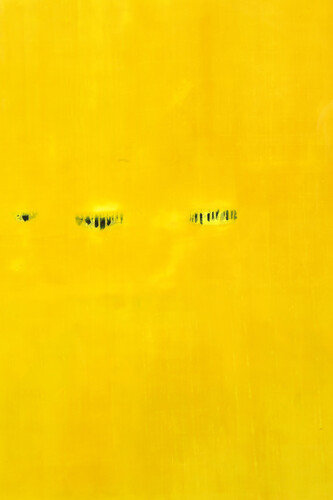 Barcilon, 2015, pure pigments and varnish on wood, 153x200cm. Detail