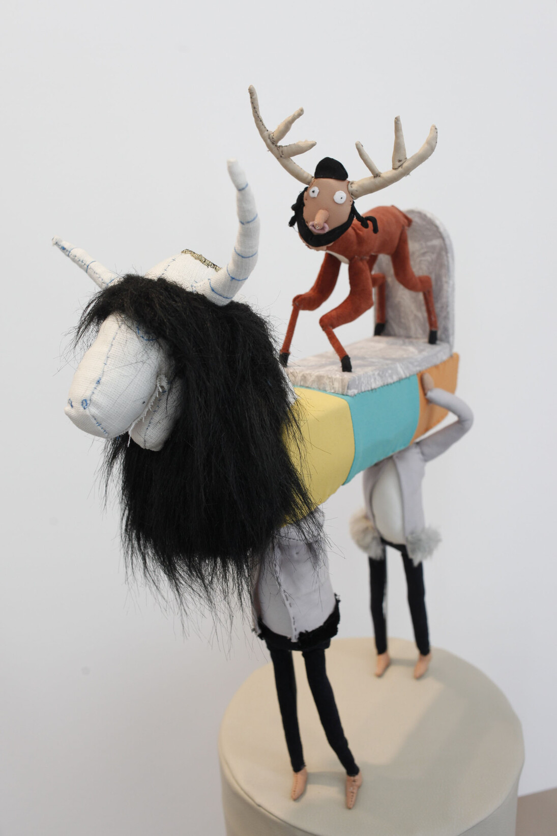 Merav Kamel, Halil Balabin, Shabbtai Zevi, cloth sculpture, 2015