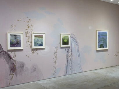 Darren Waterston, Adrift, exhibition view. Courtesy of Inman Gallery