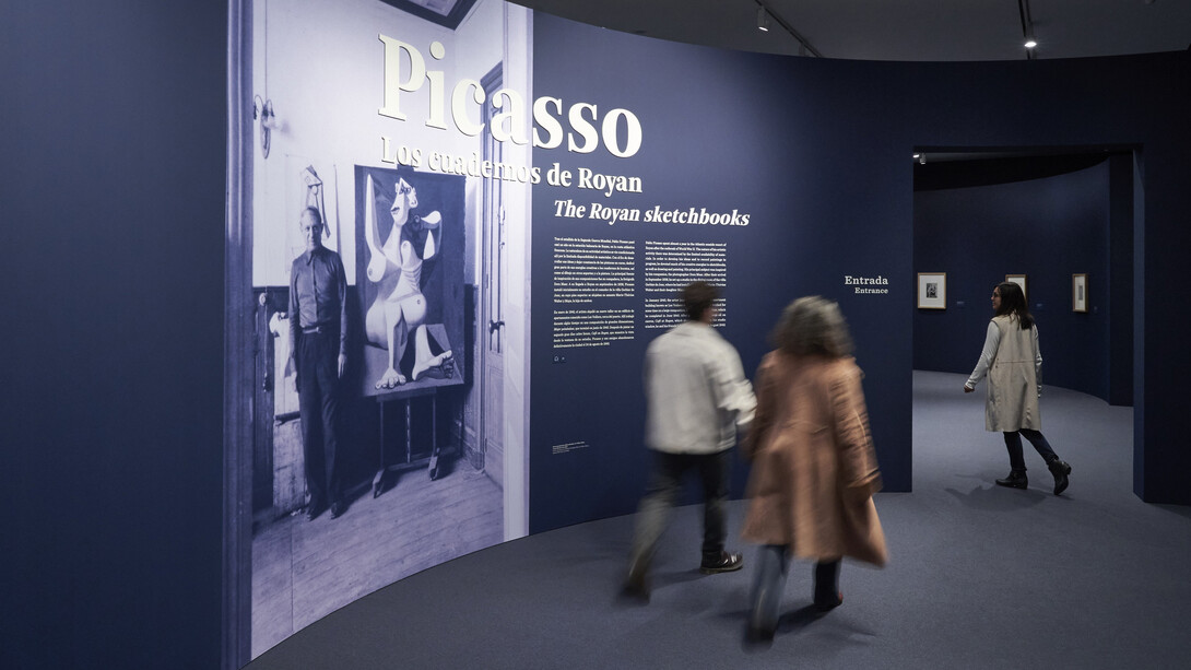 Picasso, the Royan, exhibition view. Courtesy of Museo Picasso Málaga
