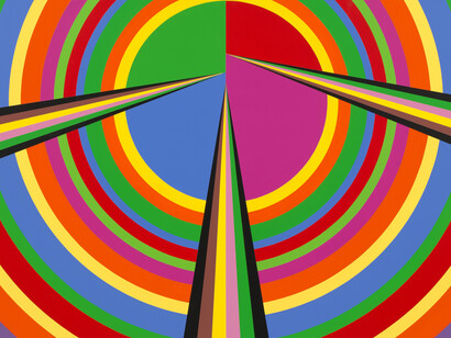 Rico Gatson, Untitled (peace in you), 2024. Courtesy of the artist and Miles McEnery Gallery