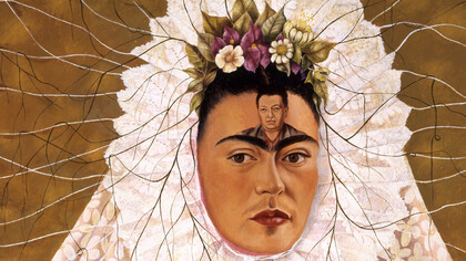Frida Kahlo - Autoritratto come Tehuana, (o Diego nei miei pensieri), 1943 - Olio su masonite, 76x61 cm
The Jacques and Natasha Gelman Collection of 20th Century Mexican Art and The Vergel Foundation, Cuernavaca © Banco de México Diego Rivera Frida Kahlo Museums Trust, México D.F. by SIAE 2016