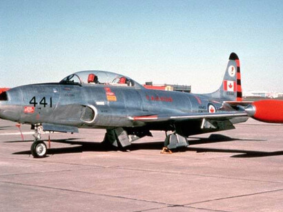 Canadair T-33 #441. Courtesy of Jet Aircraft Museum