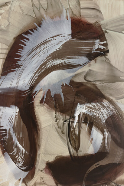 Tatjana Valsang, Markings, 2011, 240 x 170 cm, acrylic on canvas