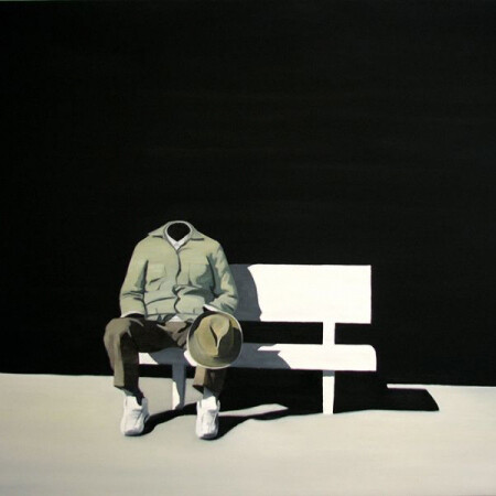 Nguyen Thai Tuan, Black Painting No.69, 2008, olio su tela, 110 x 130 cm