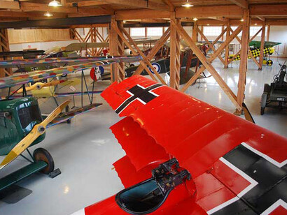 WWI Hangar. Courtesy of Military Aviation Museum