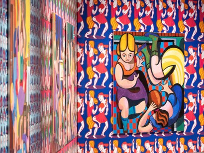 Christoph Ruckhäberle, The fourth wall, exhibition view. Courtesy of Drents Museum
