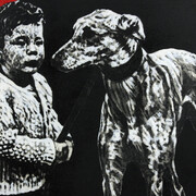 Lorcan Vallely, Boy With Greyhound