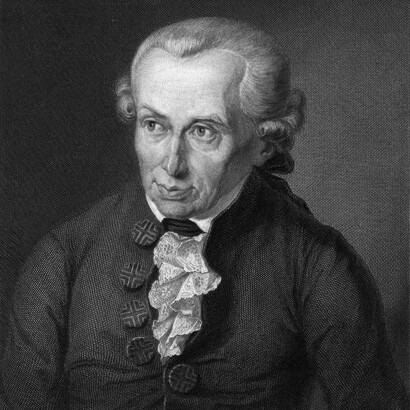 Johann Leonhard Raab, Retrato de Immanuel Kant, 1865