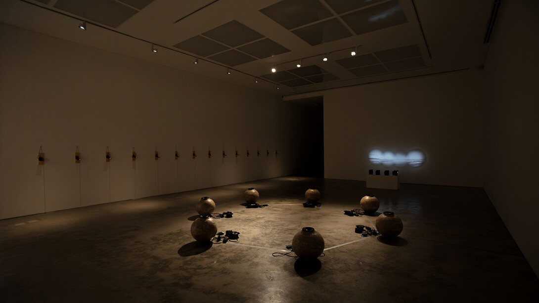 Corinne de San Jose, Everyday is like Sunday, exhibition view. Courtesy of Silverlens Gallery