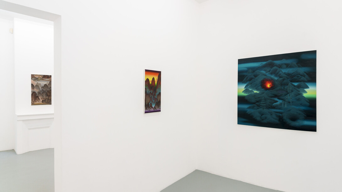 Christian Hidaka, Underground Shanshui, vue de l'exposition. Avec l'aimable autorisation de la galerie Michel Rein