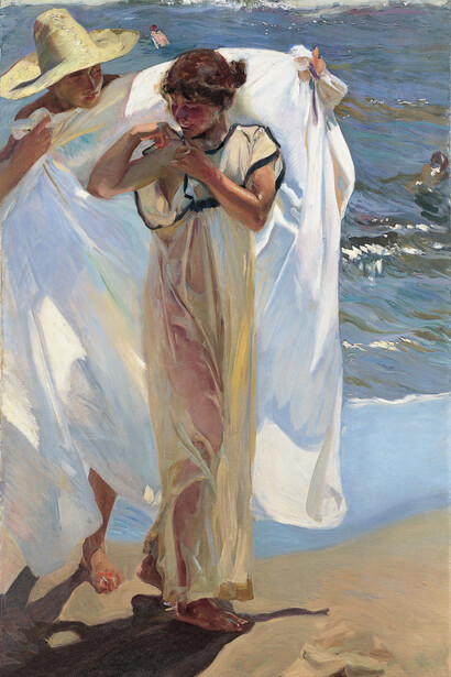 Joaquín Sorolla y Bastida, After the bath, 1908. Courtesy of Norton Museum of Art