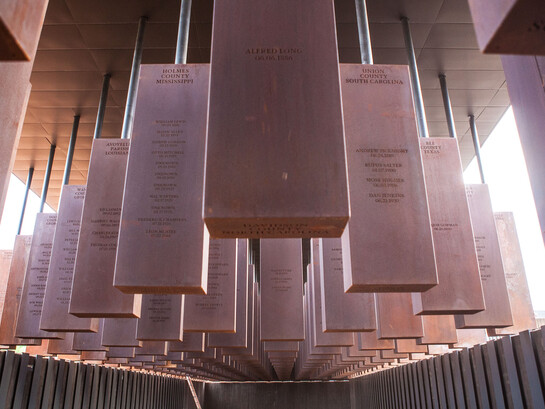 The National Memorial for Peace and Justice is a sacred space for truth-telling and reflection about racial terror in America and its legacy