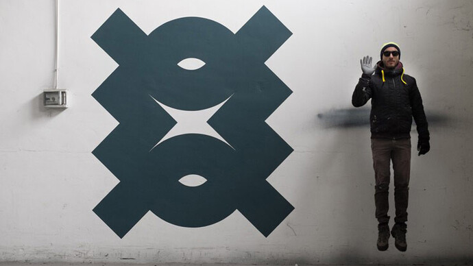 CT aka Matteo Ceretto Castigliano, wall painting 2014