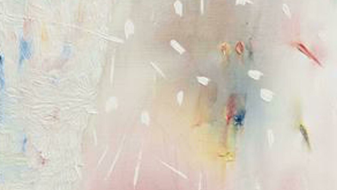 Elegy for whatever (vanilla tactics), 2016, Oil on linen, 82 x 53 inches  208.3 x 134.6 cm. Courtesy of Marianne Boesky Gallery