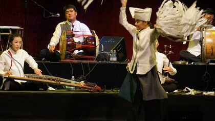South Korea's Baraji, Official showcase at Womex 2015 in Budapest. Photo: Catalina Maria Johnson