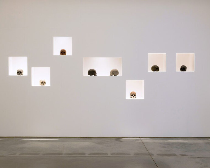 Tom Phillips, Exhibition view. Courtesy of Flowers