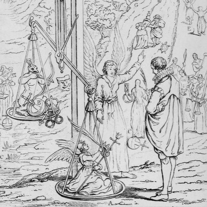 Williams Isaac, Il Battistero, ovvero la via della vita eterna. Illustrazione presente nel libro, 1842